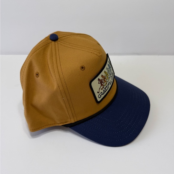 Grateful Dead Dancing Skeletons Brown and Blue Cap Hat - Picture 2 of 6